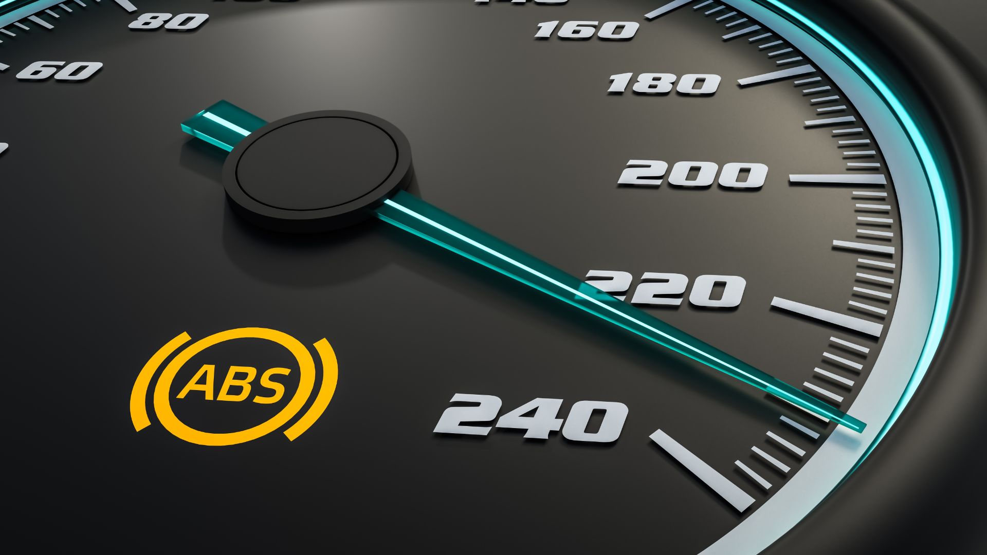 a close up of a speedometer with the words abs on it.|a close up view of the engine of a vehicle.|a person is working on a car engine.