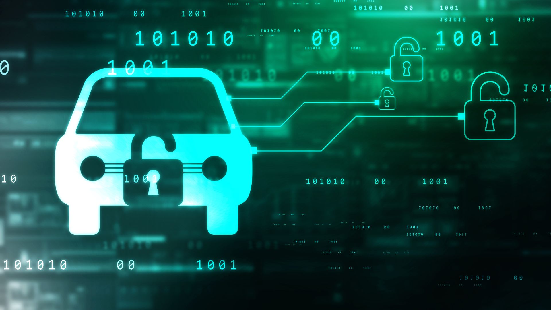 a car with a padlock on the front of it.|a hand holding a cell phone in front of a car.|a hand holding a door handle on a white car.
