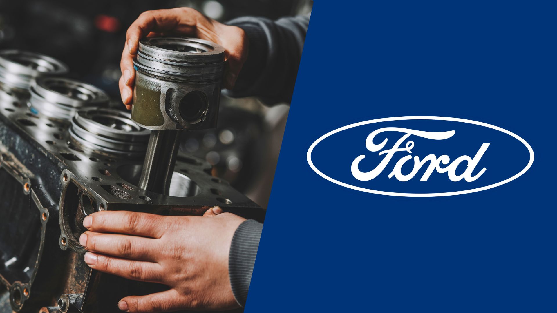A man is working on a ford engine.|A white tesla sports car with four numbers on it.|A white tesla sports car with four numbers on it.|A white tesla sports car with four numbers on it.|A white tesla sports car with four numbers on it.|A white sports car with numbers on the hood.|A white tesla sports car with four numbers on it.|A white tesla model s car with blue numbers on the hood.