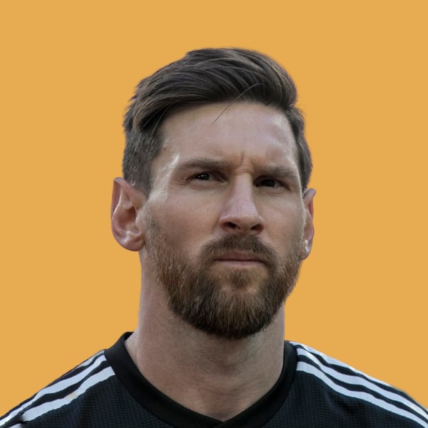 a man with a beard wearing a black shirt.